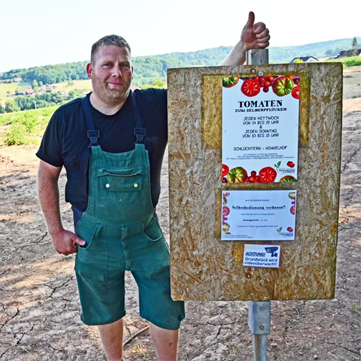 Landwirt Frank Alber aus Elm
